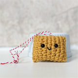 CROCHET PATTERN: Pizza Roll Ornament