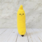 Crochet Banana Play Food Fruit Pattern, Amigurumi Food Downloadable Patterns