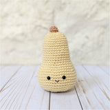 Crochet Fall Vegetable Pattern, Squash Veggies Amigurumi Patterns, Easy Beginner Crochet Patterns