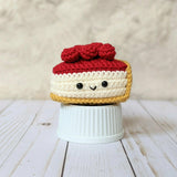 Crochet Cherry Cheesecake Pattern