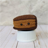 Crochet Chocolate Cheesecake Pattern, Amigurumi Dessert Cake Baking Pattern