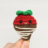 CROCHET PATTERN: Chocolate Covered Strawberries