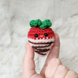 CROCHET PATTERN PACK: Valentine Chocolates - Truffles, Hershey Kisses, and Strawberries