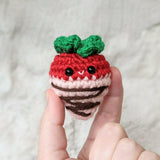 CROCHET PATTERN: Chocolate Covered Strawberries