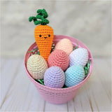 Crochet Easter Patterns, Easter Eggs, Carrots, Hershey Kisses, Amigurumi Easter Candy Patterns