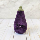 CROCHET PATTERN PACK: Veggies - Carrot, Avocado, Mushrooms, Bell Pepper, Eggplant