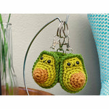 CROCHET PATTERN: Avocado Keychain