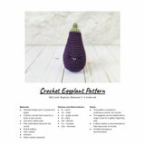 CROCHET PATTERN: Eggplant