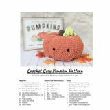 CROCHET PATTERN: Jumbo Cozy Pumpkin