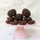 CROCHET PATTERN: Mini Brownies, Amigurumi Brownie Bites Play Food, Easy Beginner Crochet Pattern
