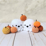 Crochet Halloween Ghost and Pumpkins Pattern, Amigurumi Fall Decor Easy Beginner Patterns