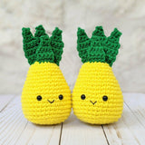 CROCHET PATTERN PACK: Fruit Basket - Apple, Banana, Orange, Pear, , Pineapple, Kiwi, Peach, Apricot, Plum