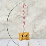 CROCHET PATTERN: Pizza Roll Ornament