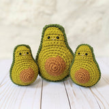 CROCHET PATTERN: Avocado