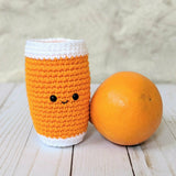 CROCHET PATTERN: Orange Juice Glass