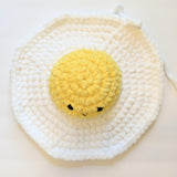 Crochet Egg Pattern, Amigurumi Beginner Jumbo Fuzzy Plush, Breakfast Crochet Play Food Patterns