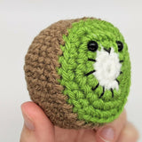 Crochet Kiwi Pattern, Amigurumi Play Food, Easy Beginner Food Patterns