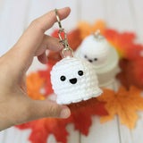 CROCHET PATTERN: Ghost Keychain