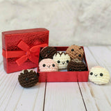 CROCHET PATTERN PACK: Valentine Chocolates - Truffles, Hershey Kisses, and Strawberries