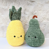 CROCHET PATTERN PACK: Jumbo Fruit - Pineapple and Pear