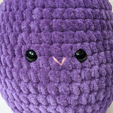 CROCHET PATTERN: Jumbo Eggplant