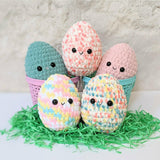 CROCHET PATTERN: Jumbo Easter Eggs