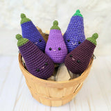 CROCHET PATTERN: Eggplant