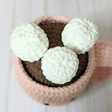 Crochet Jumbo Hot Chocolate Pattern, Coffee Mug Amigurumi Patetrn