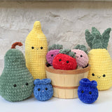 CROCHET PATTERN PACK: Jumbo Fruit - Pineapple and Pear