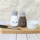 CROCHET PATTERN: Salt and Pepper Shakers